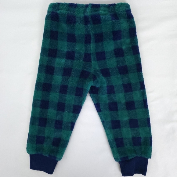 Mickey Mouse Boys Set Plaid 2 piece Plush 2T matching set - Picture 3 of 9